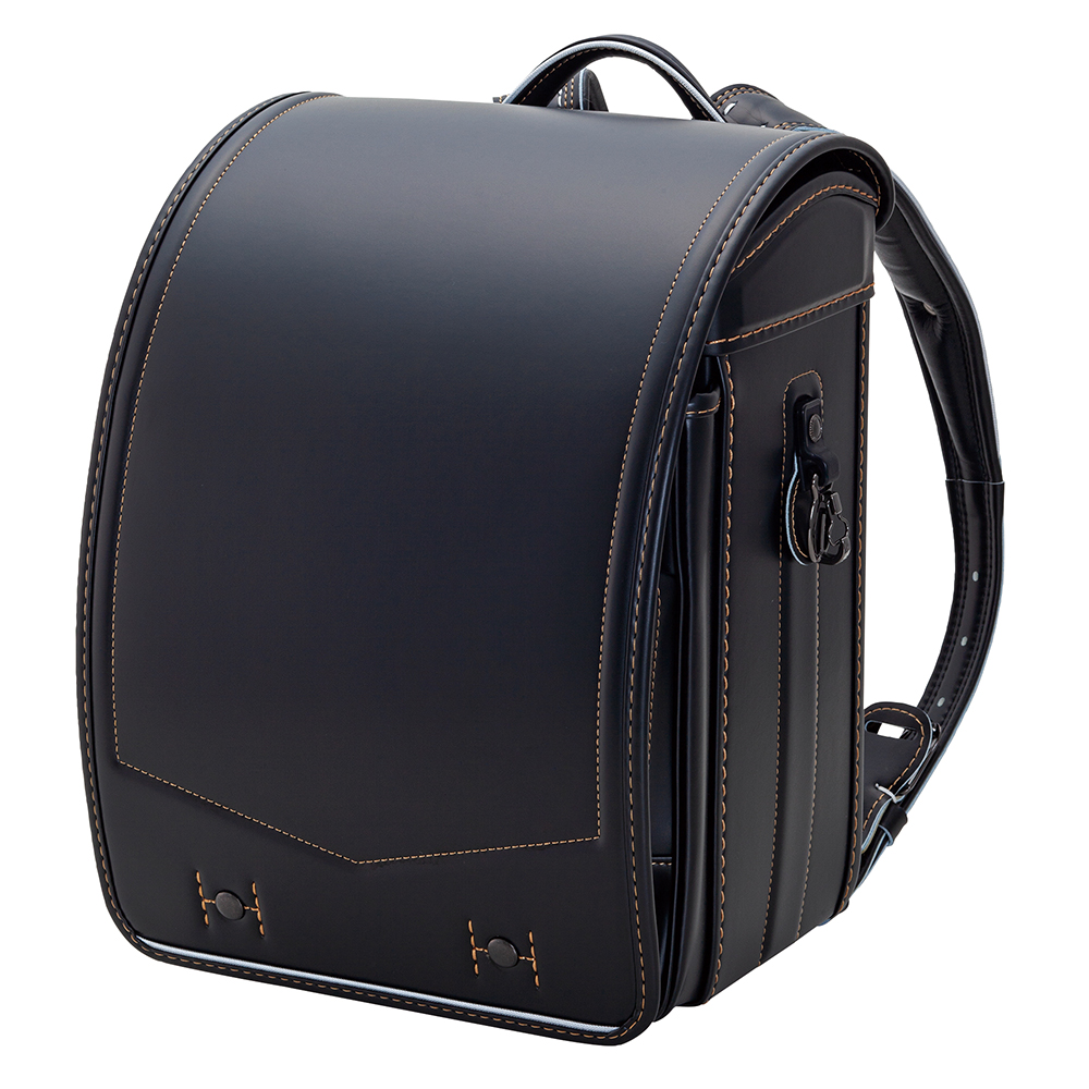 【名入れ】＜コクホー　ブラックギア＞ランドセル（BG6827ブラック／ゴールド）