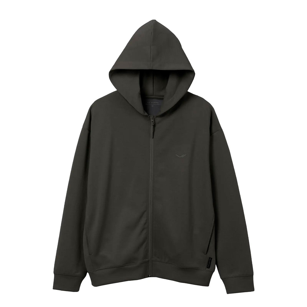 Recovery Wear ジップパーカー（チャコールグレー）＜一般医療機器＞ S→LLサイズ