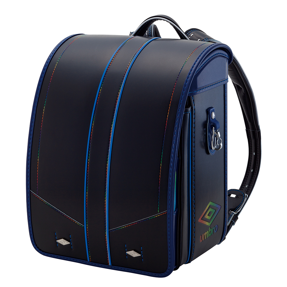 【名入れ】ランドセル（UMB8027ブラック／ブルー）