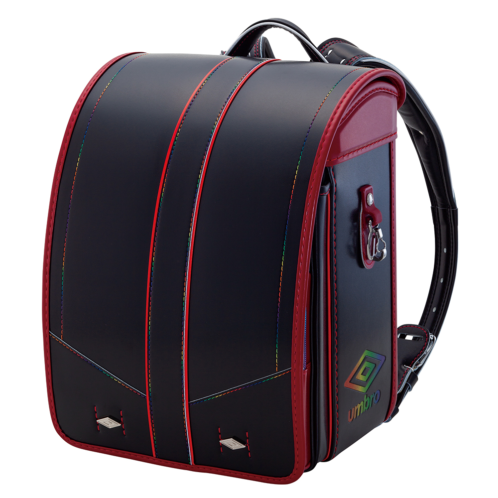 【名入れ】ランドセル（UMB8027ブラック／レッド）