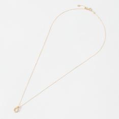 純金計0．1ctダイヤしずくペンダント