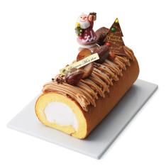 【クリスマス】ノエルモンブランロール(4~6人におすすめ)