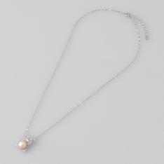 大粒9mmナチュラルカラー淡水パールペンダント