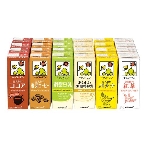 〈キッコーマン〉豆乳バラエティセット×2箱セット