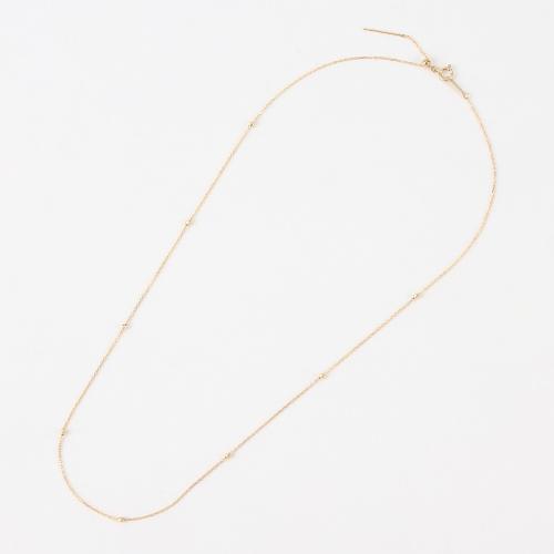 K18ステーションネックレス