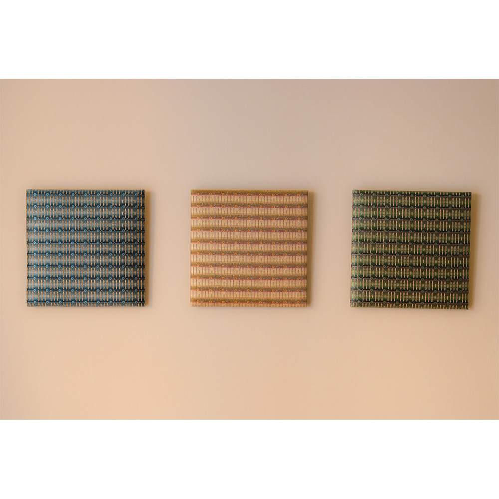 西陣織＋漆 ウォールアート CHARM