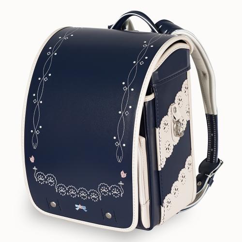 ＜Chocolatier＞ランドセル（CLT-650-RF ライトネイビー・シロ）