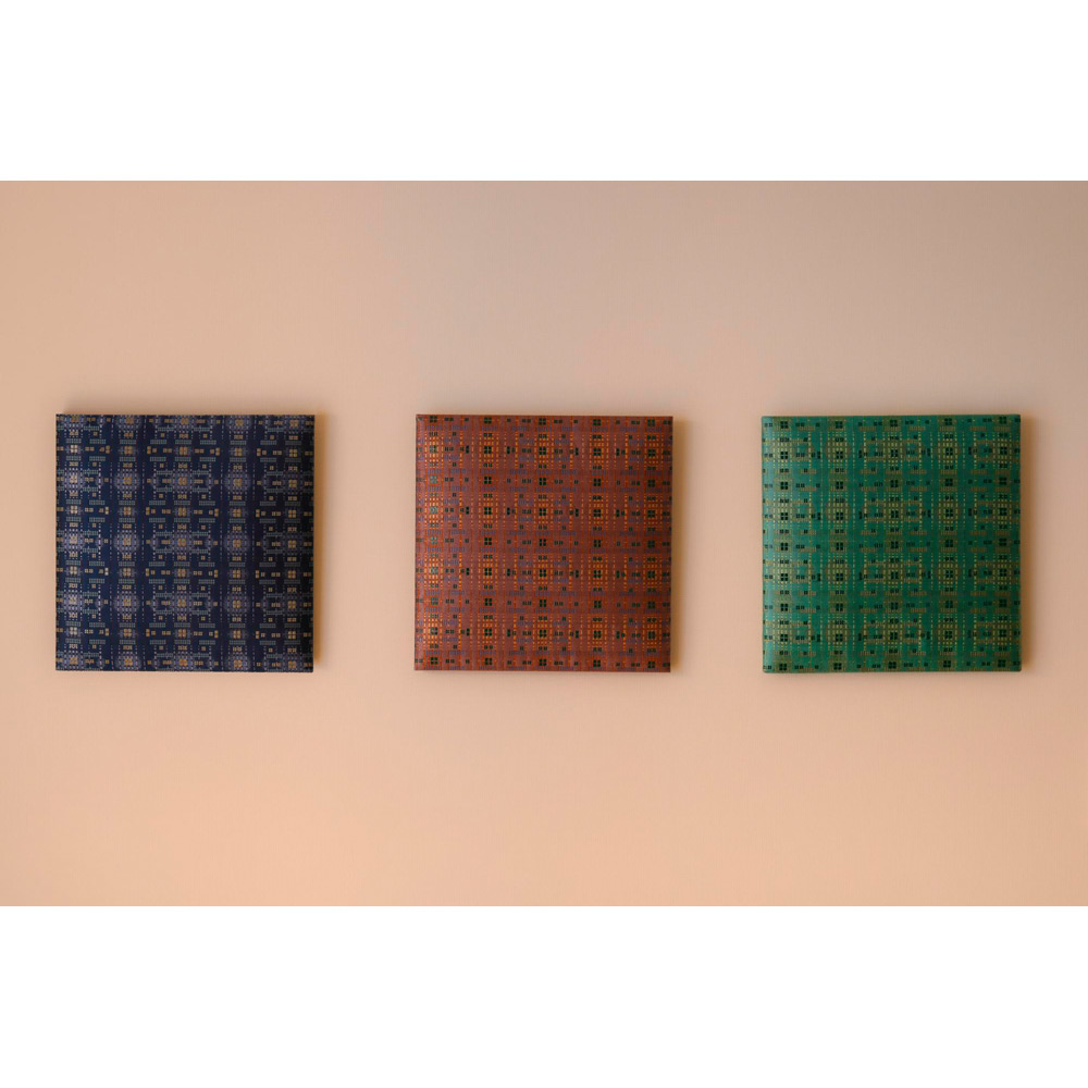 西陣織＋漆 ウォールアート GROW