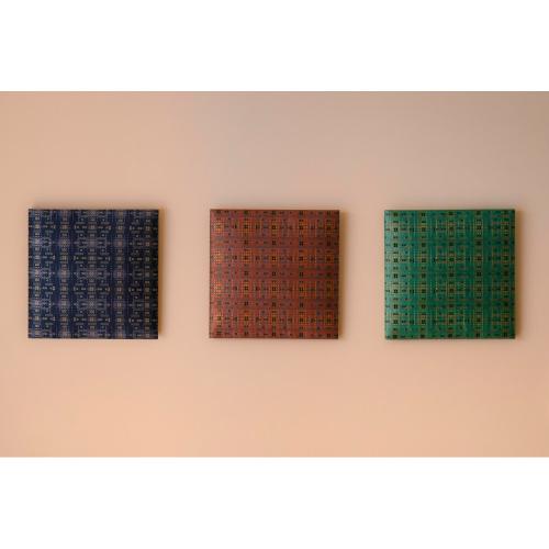 西陣織＋漆 ウォールアート GROW