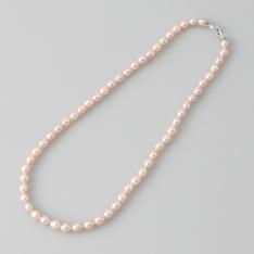 淡水パールナチュラルピンクカラーネックレス