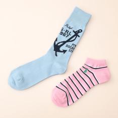 【父の日】カジュアル&ショートソックス2足組