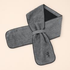 冷んやりシート付今治タオルマフラー ディープグレー（獅子）