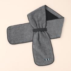 冷んやりシート付今治タオルマフラー ディープグレー（ブレード）