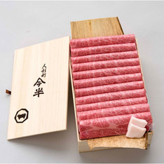 画像【オンライン限定】「人形町今半」黒毛和牛肩ロースすき焼き用