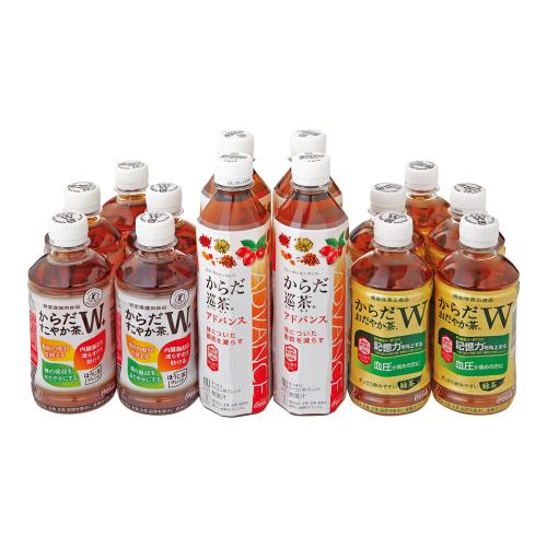 〈日本コカ・コーラ〉からだすこやか茶W＋・からだおだやか茶W・からだ巡茶セット×2箱セット