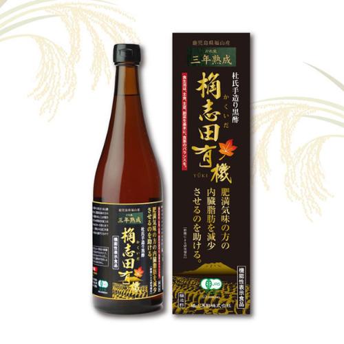 [機能性表示食品] 福山黒酢 桷志田 有機米黒酢