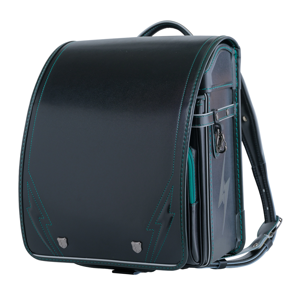 ＜くるピタ＞ランドセル（1KE8680K ブラック・グリーン）