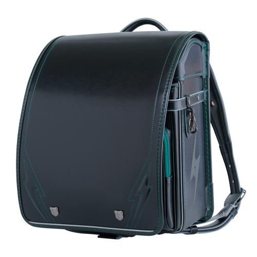 ＜くるピタ＞ランドセル（1KE8680K ブラック・グリーン）