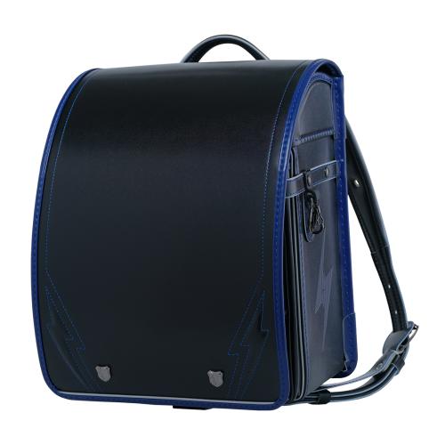 ＜くるピタ＞ランドセル（1KE8680K ブラック・メタリックブルー）