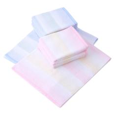 レインボーフェイスタオル8枚セット