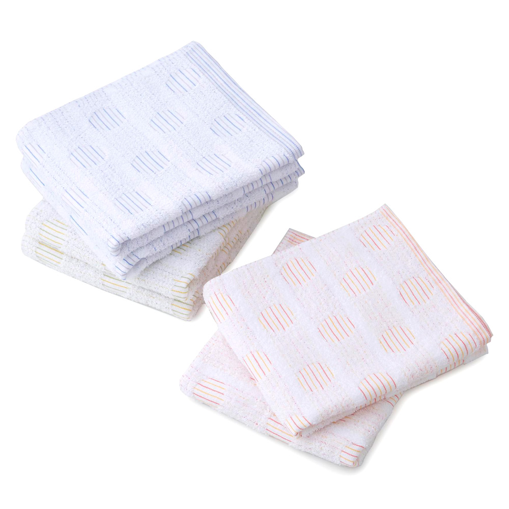 ティードットフェイスタオル6枚セット