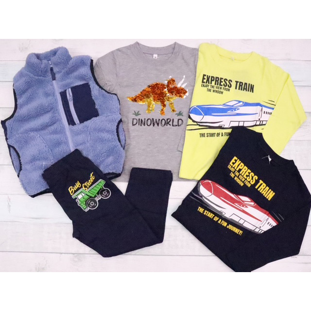 ＜RESULT（リザルト）＞男児トドラー5点セット　110cm→130cm