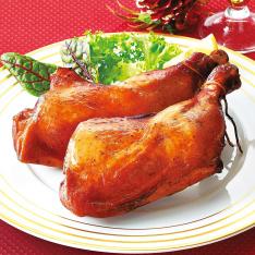 国産どりの鶏もも炭火焼