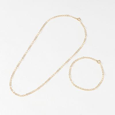 K18YG ネックレス・ブレスレットセット