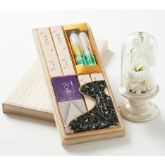 お線香・供花（プリザーブドフラワー）セット