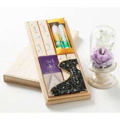 お線香・供花（プリザーブドフラワー）セット