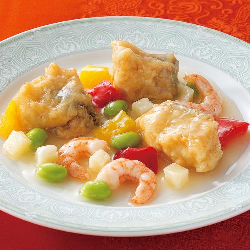 【よりどり】菰田欣也　ヒメダイとえびの塩炒め