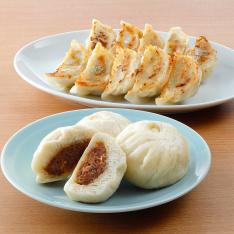 【父の日】豚かしら肉の御園餃子20個と福まん5個