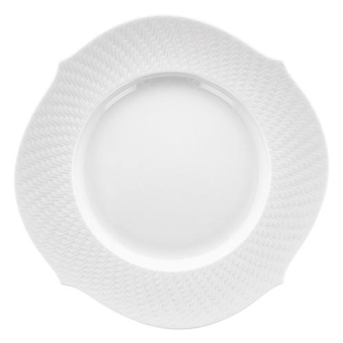 波の戯れ ホワイト　ディナープレート