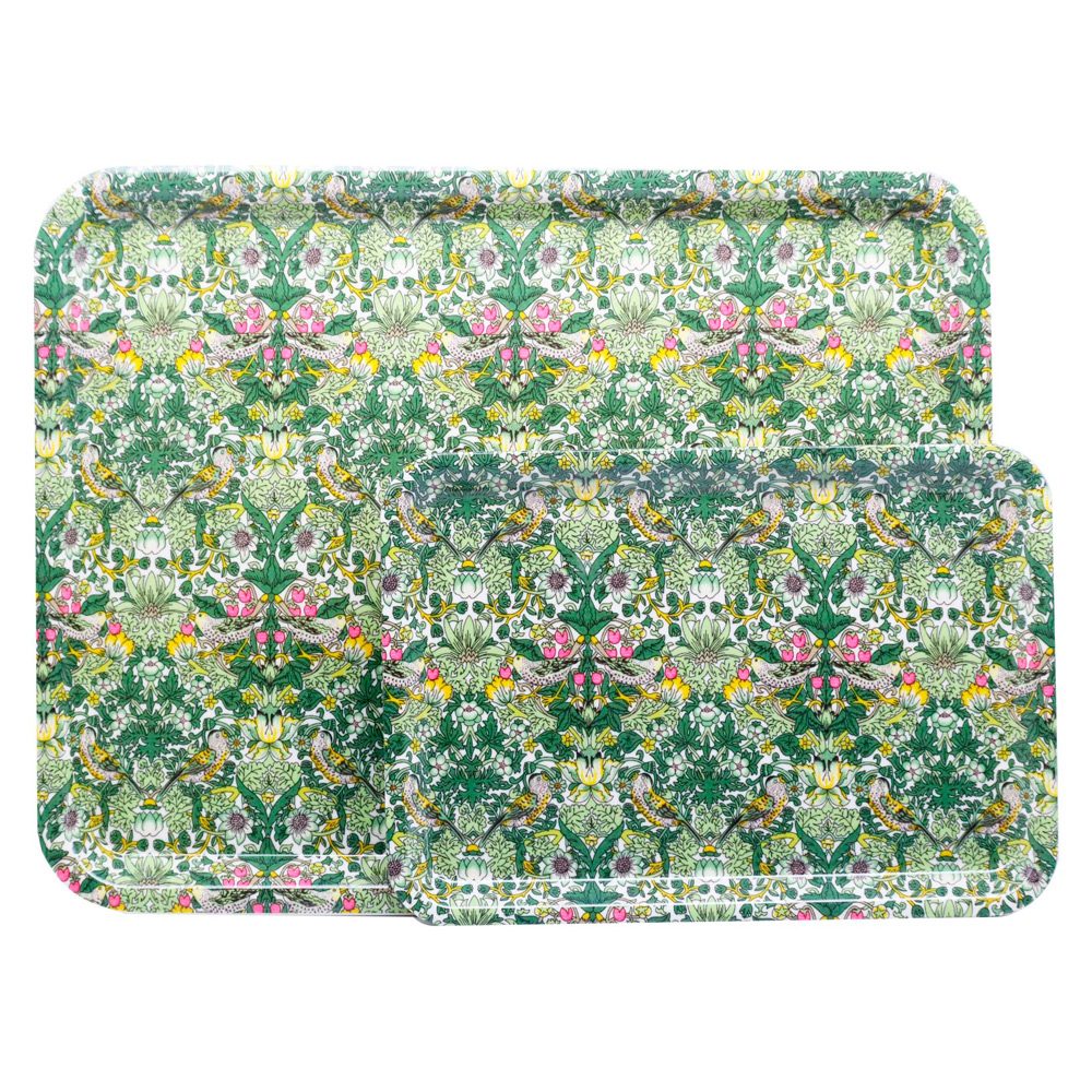 ＜リバティプリント＞トレー　2枚セット　ストロベリーシープ