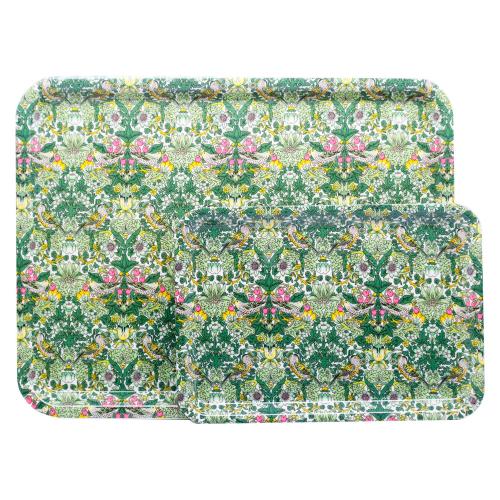 ＜リバティプリント＞トレー　2枚セット　ストロベリーシープ