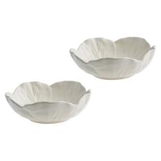 ボウル15cm2Pセット　キャベツ（ホワイト）