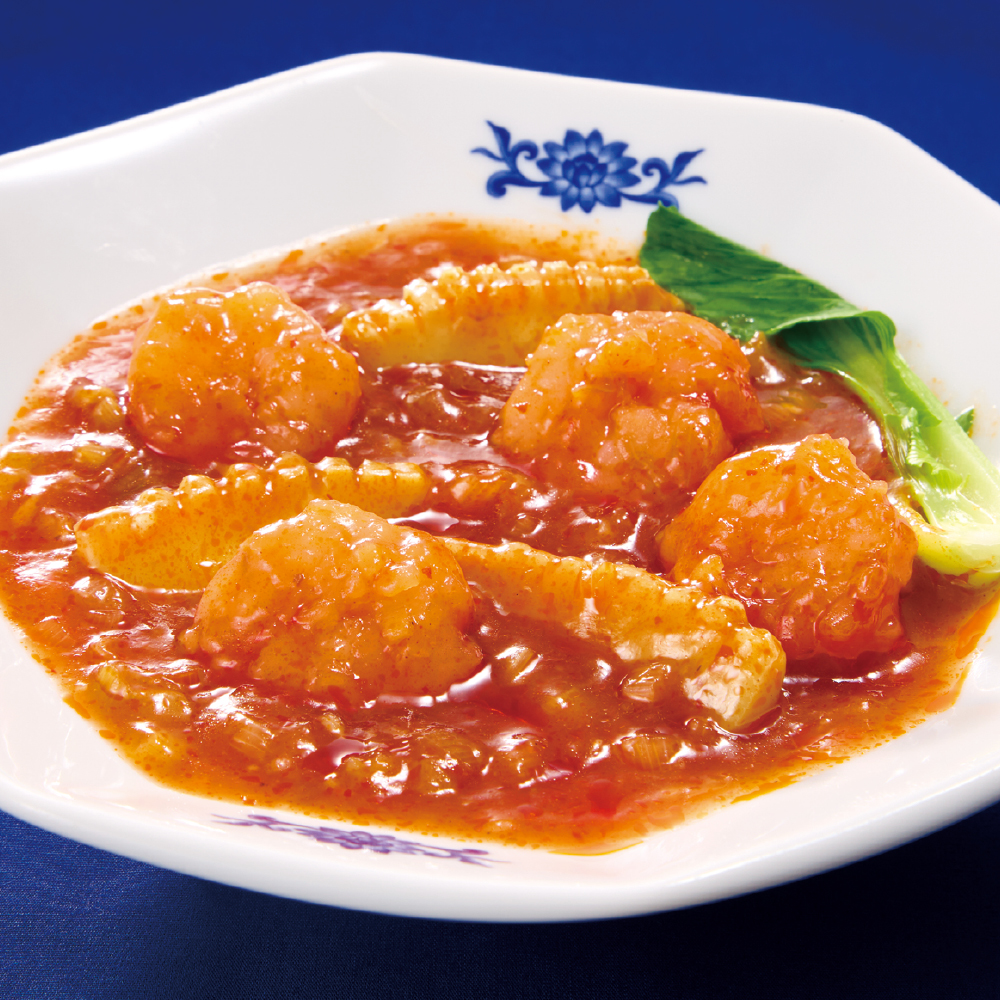 【よりどり】〈華都飯店〉監修　えびといかのチリソース