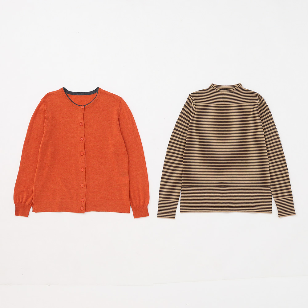 レディスカーディガン・セーター2枚セット