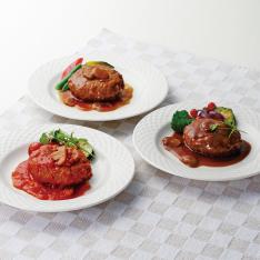 ＜神戸開花亭＞煮込みハンバーグセット