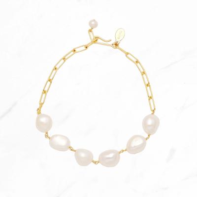 Flowパールブレスレット