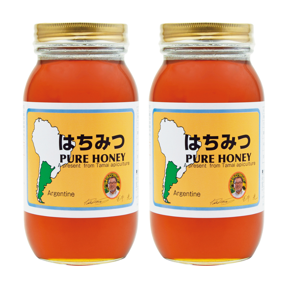 ＜藤井養蜂場＞アルゼンチン産純粋蜂蜜2本セット