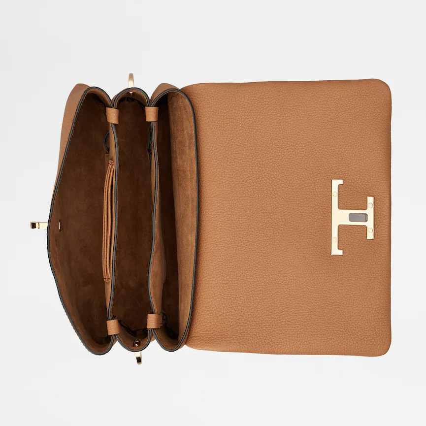 【SS25＊日本未入荷】Mini T Timeless Flap バッグ Woman WHITE T Timeless Flap Bag in Leather Mini