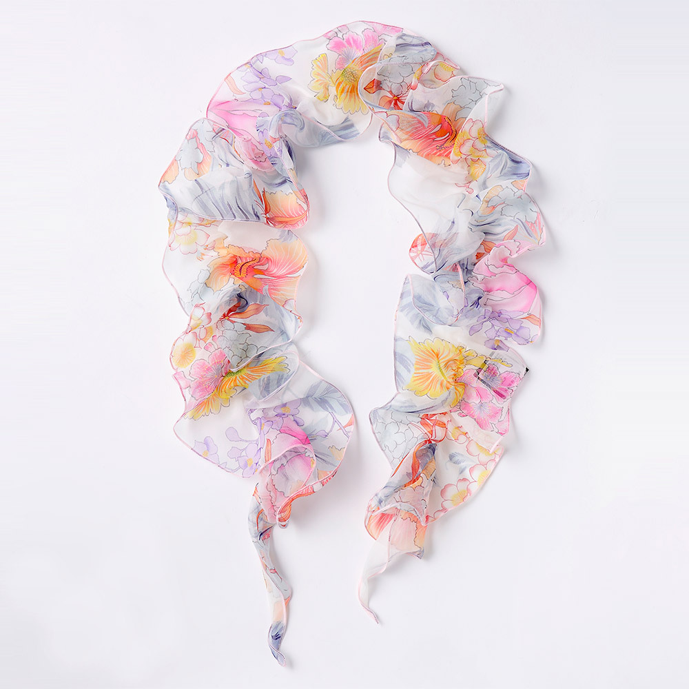 ミニシルクシフォンストール 絹の花 芙蓉百花 商品詳細 高島屋オンラインストア ミニシルクシフォンストール 絹の花 芙蓉百花 商品詳細 高島屋オンラインストア