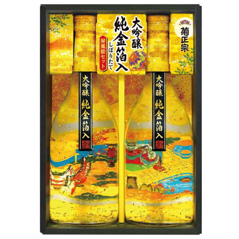 菊正宗〉純金箔入り屏風絵セット | 商品詳細 | 高島屋オンラインストア