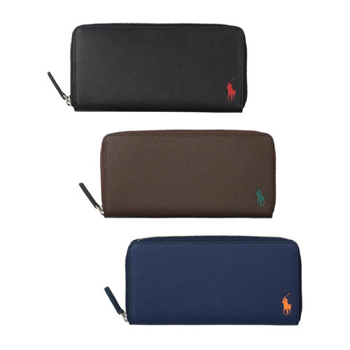 ラウンドファスナー付き長財布（コントラストカラー） | 商品
