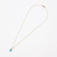 未使用 保管品 高島屋購入 トルコ石ネックレス 保証書 箱あり