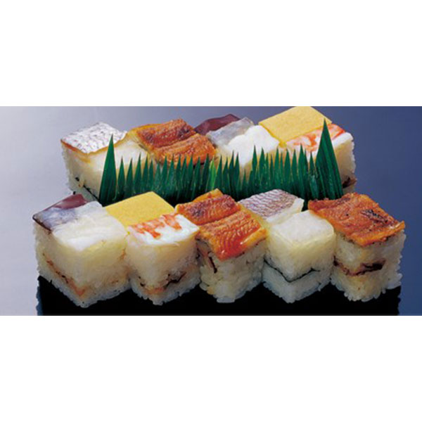 ケース販売寿司容器 寿司折 9寸 152 黒 004210036 1ケース(25個入×12袋 合計300個)