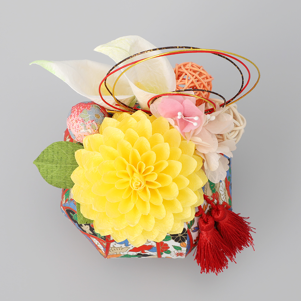 和紙の花 プレミアムアレンジ L イエロー 商品詳細 高島屋オンラインストア 和紙の花 プレミアムアレンジ L イエロー 商品詳細 高島屋オンラインストア