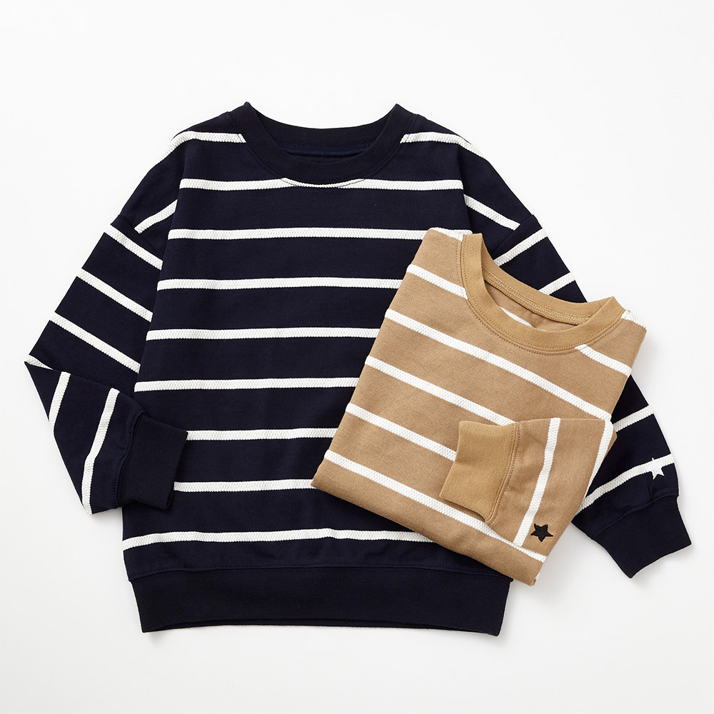 高島屋オリジナル ボートネックボーダー長袖リブtシャツ 100cm 160cm 商品詳細 高島屋オンラインストア