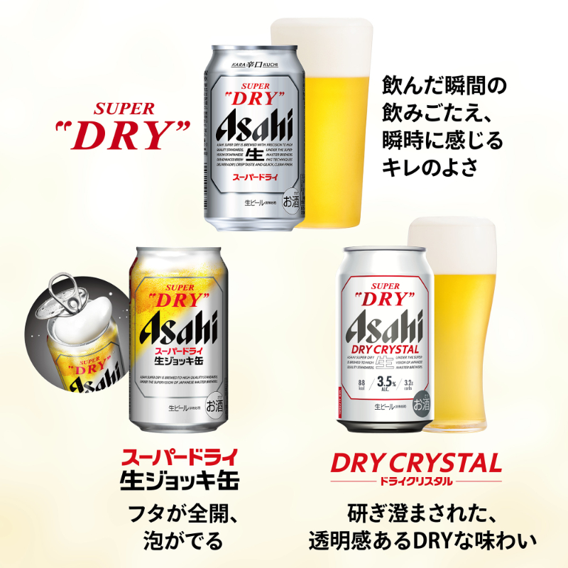 アサヒ - 【送料込み・2箱】アサヒスーパードライ【スーパードライ】3 Amazon.co.jp: アサヒ スーパードライ 350ml × 3ケース （72本